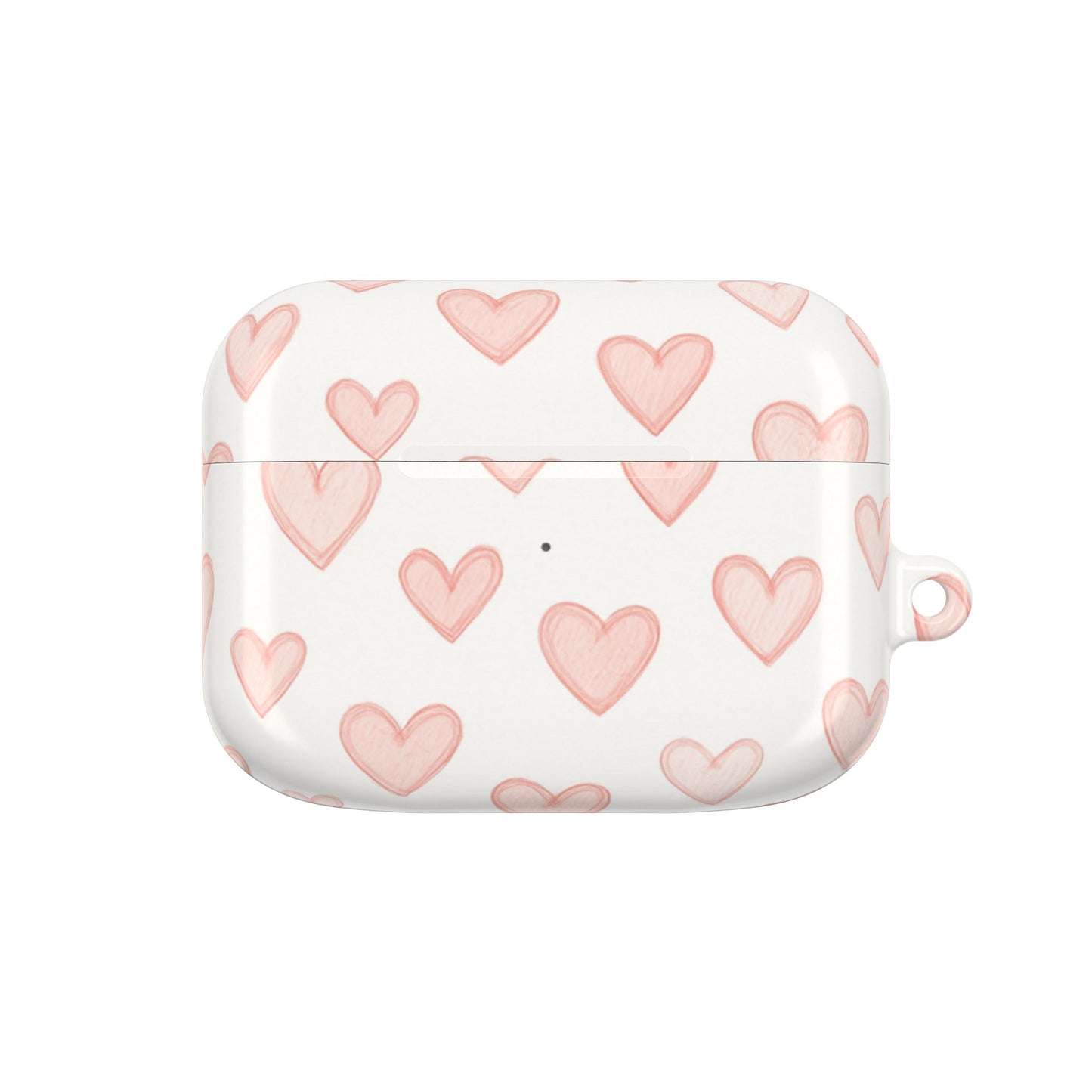 Pink Hearts AirPod Case