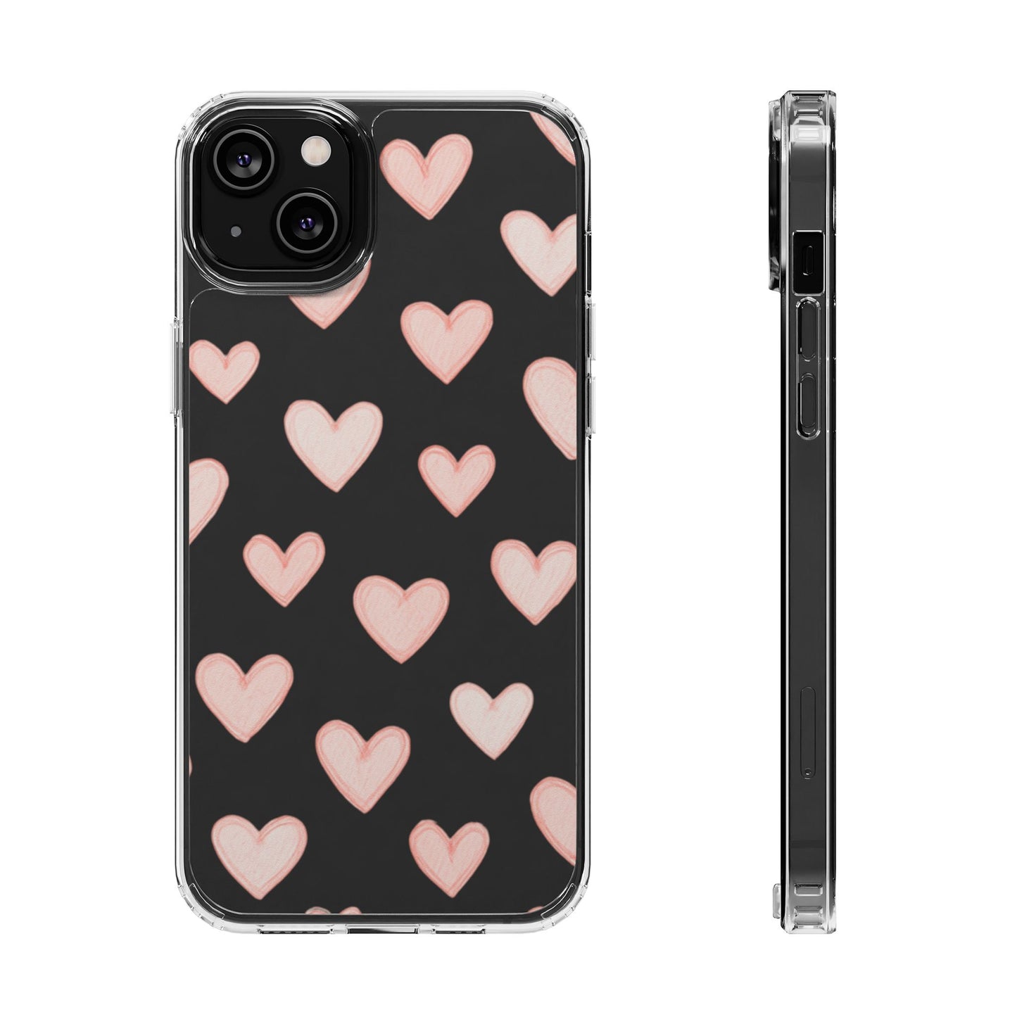 Pink Hearts iPhone Case