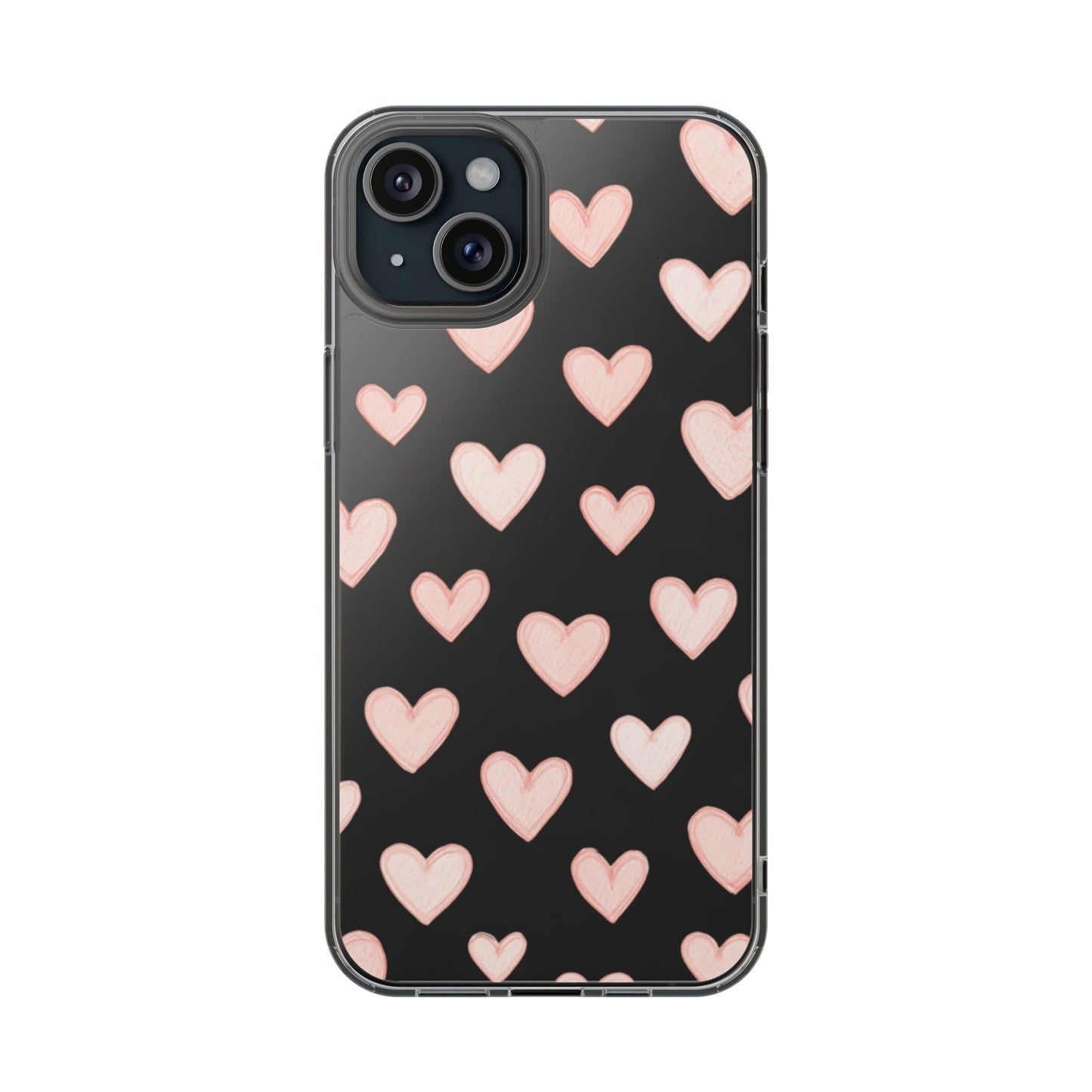 Pink Hearts iPhone Case