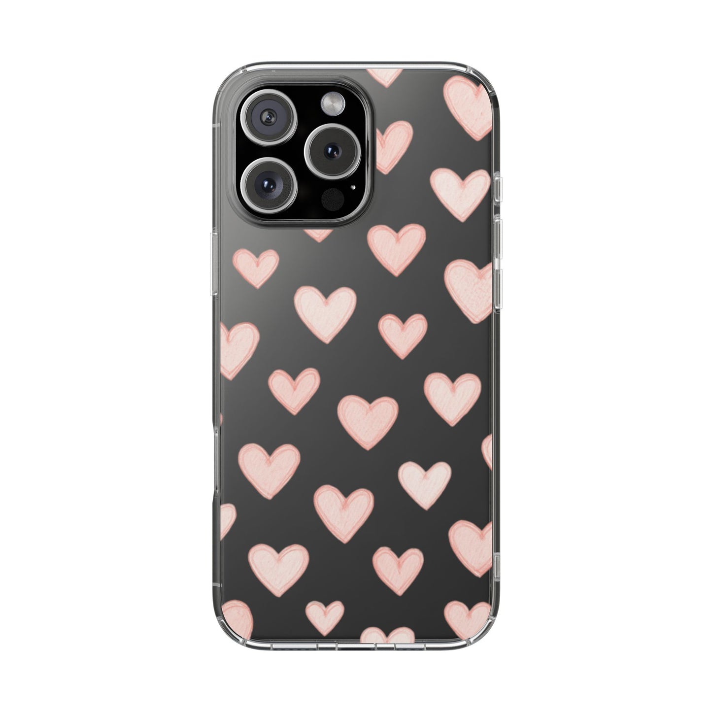 Pink Hearts iPhone Case
