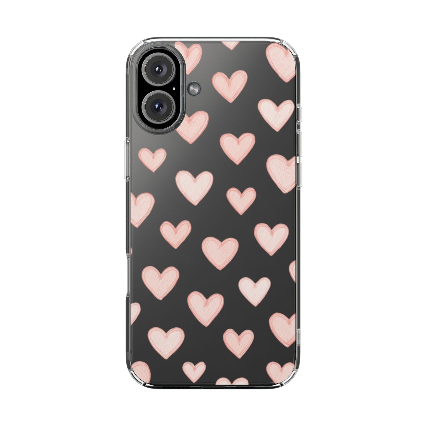 Pink Hearts iPhone Case