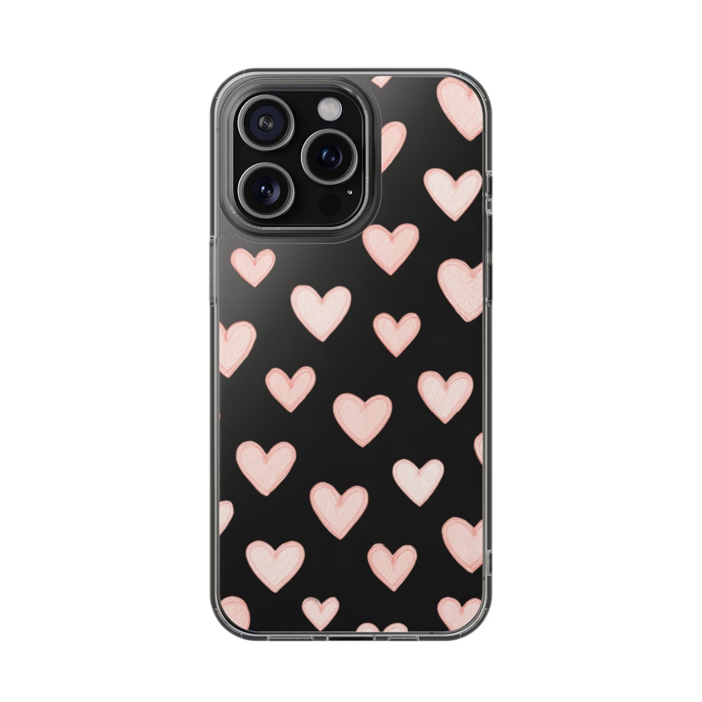 Pink Hearts iPhone Case