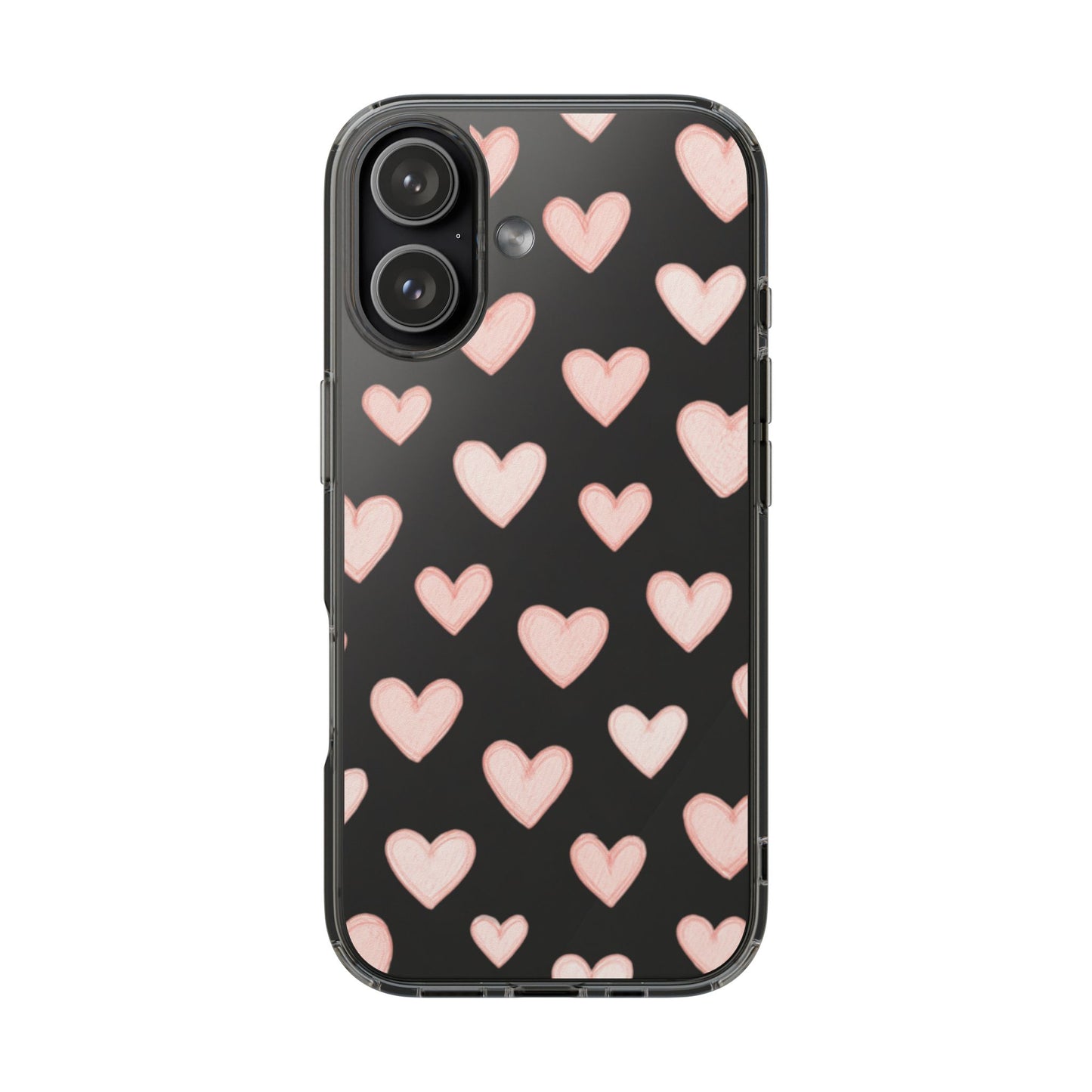 Pink Hearts iPhone Case