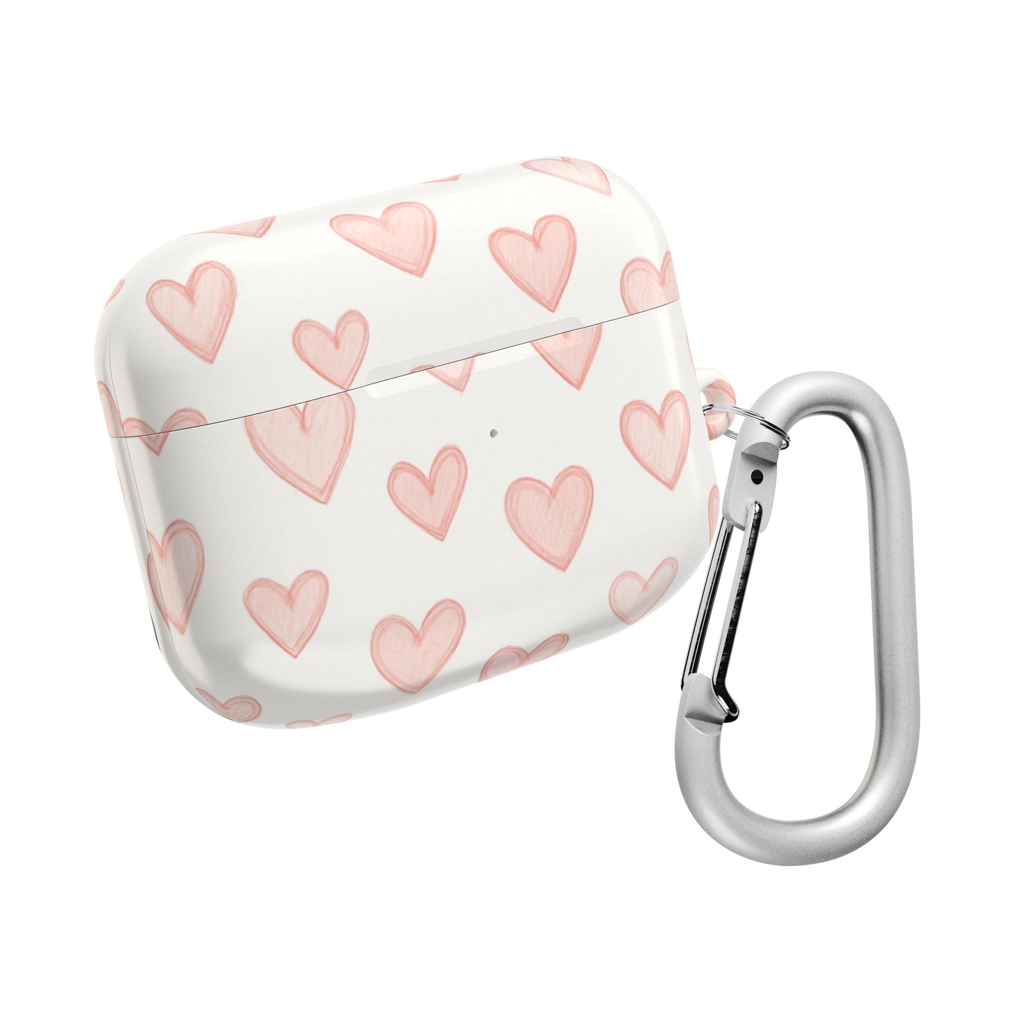 Pink Hearts AirPod Case