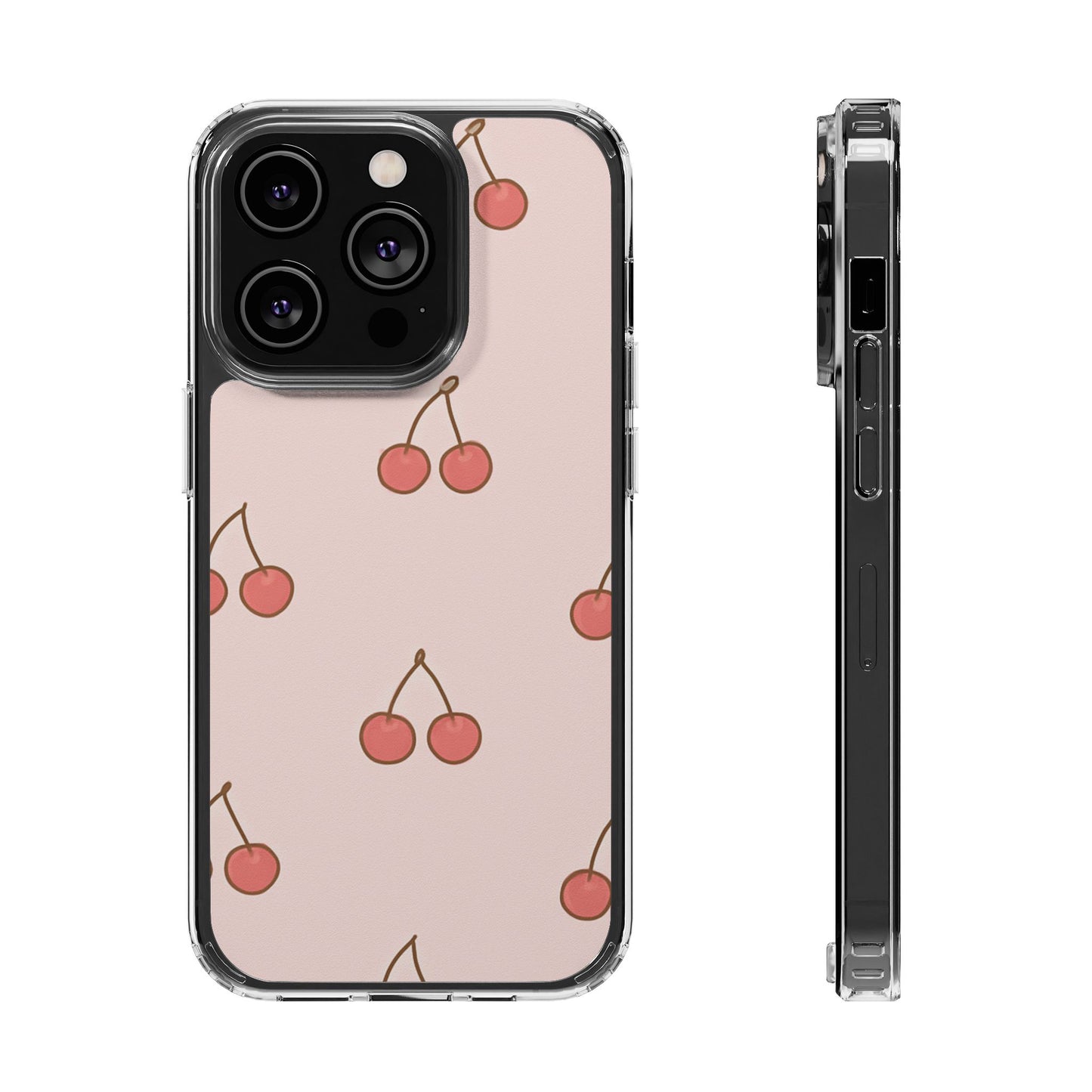 Pink Cherries iPhone Case
